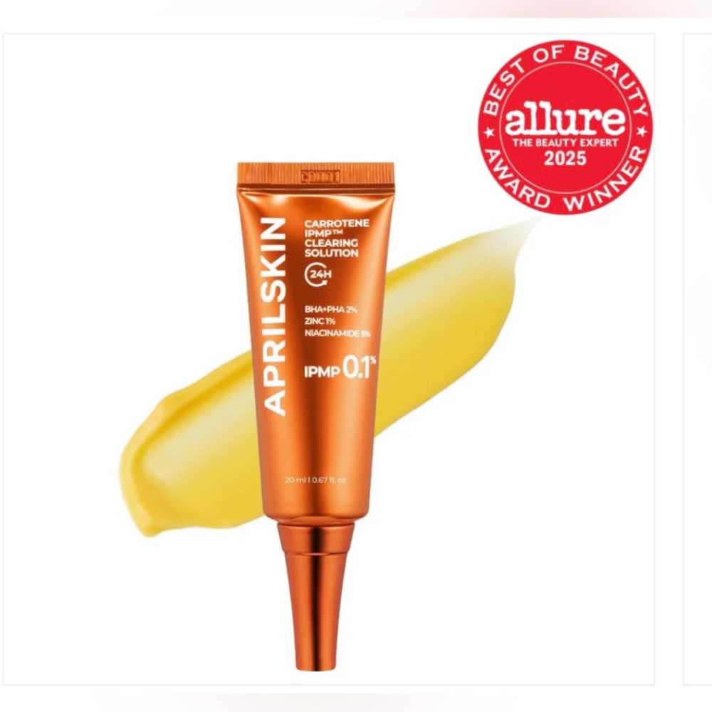 Aprilskin Carrotene IPMP 0.1% Clearing Solution New Sealed 20ml 0.67 fl. oz.